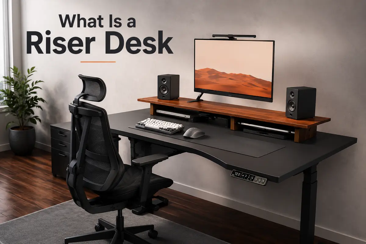What Is a Riser Desk? Smart Tips for a Better Workspace